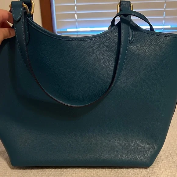 Coach Deep Teal Tote Bag - Picture 2 of 13